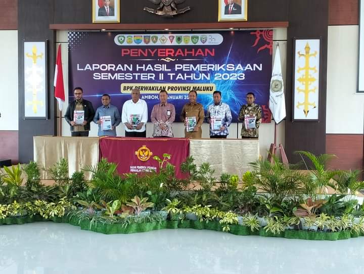 Pemkot Tual Terima LHP Semester II Dari BPK Perwakilan Provinsi Maluku