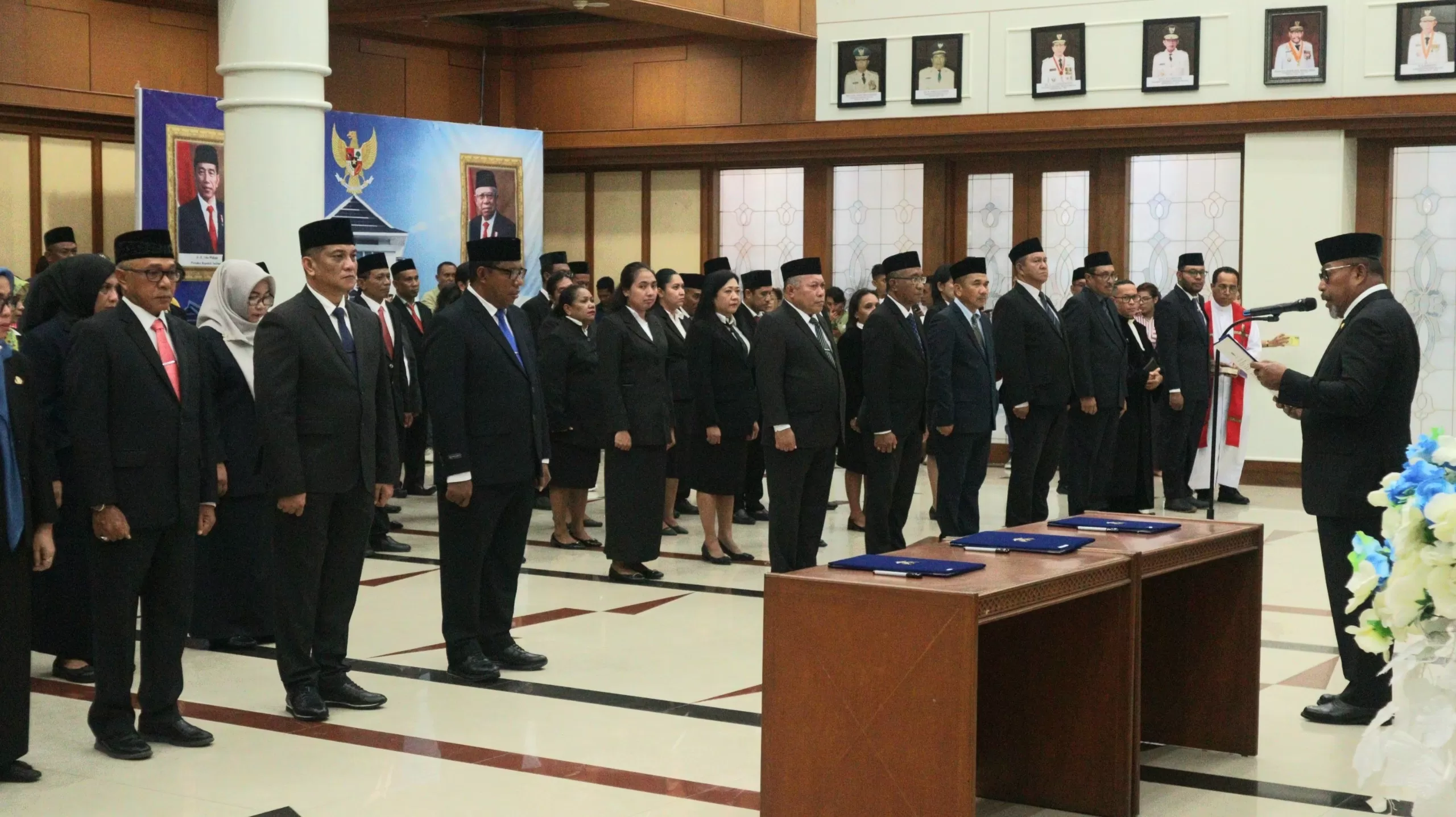 Gubernur Maluku Lantik Enam Pejabat Tinggi Pratama dan Puluhan Administrator serta Pengawas
