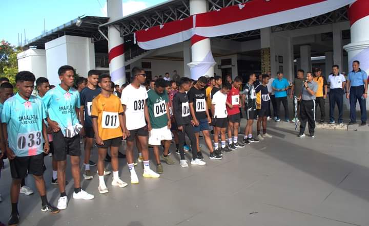 Peringati Haornas  2024 Dinas Pemuda & Olahraga Maluku Tenggara Gelar Lomba Lari & Jalan Santai