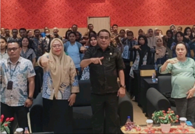 Kadis Dikbud Maluku Buka Workshop Pendampingan Bendahara Dana BOSP SMK Tahun 2025