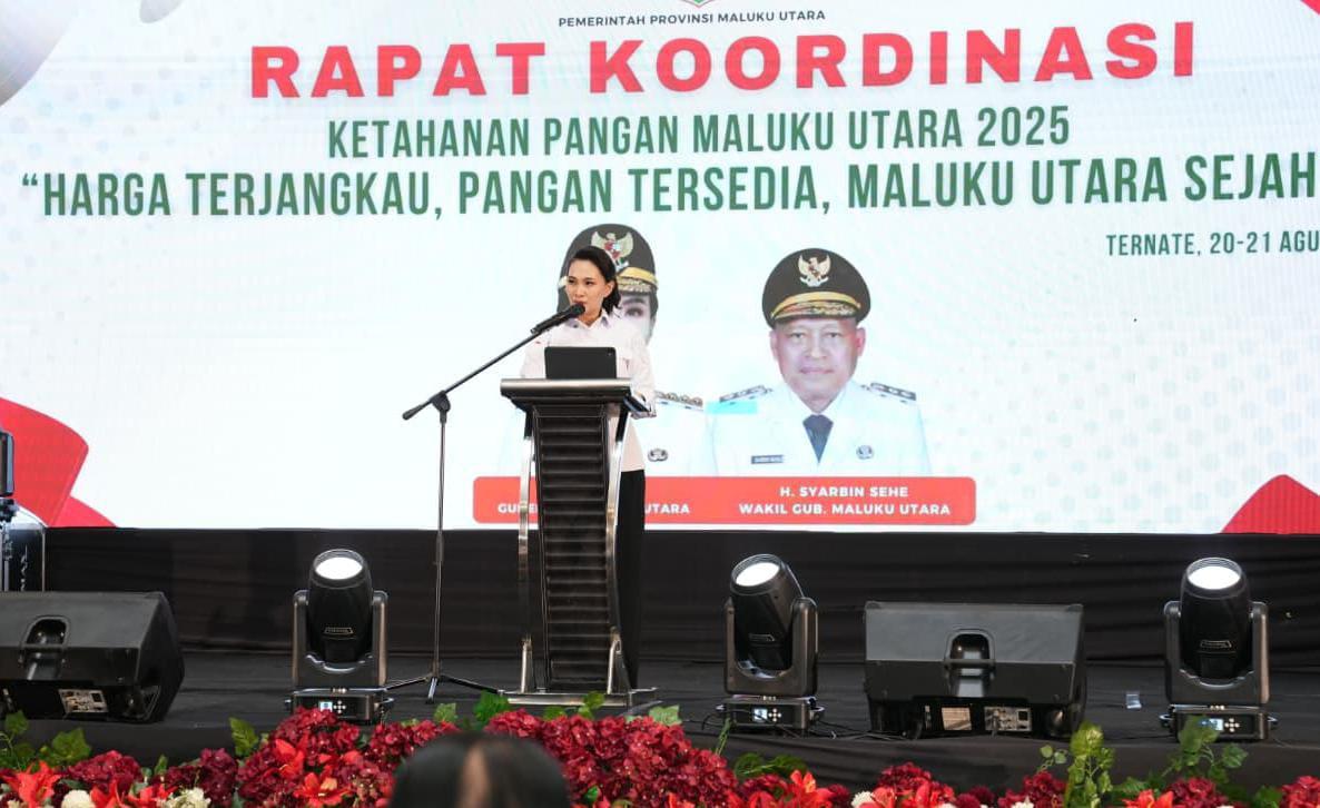 Dihadiri Kepala Badan Gizi Nasional Rapat Koordinasi Ketahanan Pangan Resmi Dibuka Oleh Gubernur Maluku Utara